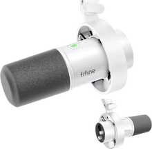 Mikrofon Fifine K688W USB XLR, valge