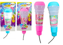 Laste mikrofon LEAN Toys, roosa/sinine