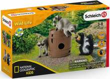 Mängukomplekt Schleich Wild Life Nutty Mischief 42532, 17 cm, 4 tk