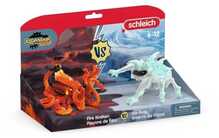 Mängufiguur Schleich Eldrador Ice bug vs. Fire kraken 70826
