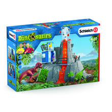 Mängukomplekt Schleich Dinosaurs Suur vulkaaniekspeditsioon 42564