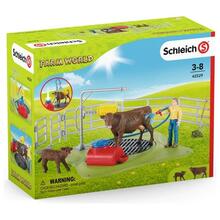 Mängukomplekt Schleich Farm World lehmade pesujaam 42529