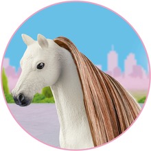 Mänguhobuse lakk ja saba Schleich Sofia's Beauties 42653, pruun-kuldne