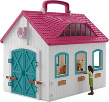 Mängukomplekt Schleich Horse Club Open Stable Little Horseshoe 42703