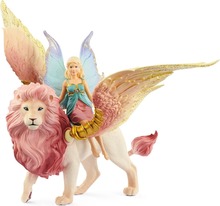 Figur Schleich haldjas tiivulisel lõvil 70714