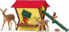 Mängukomplekt Schleich Farm World metsloomade toitmine 42658