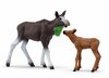 Mängukujuke Schleich Wild Life põdralehm vasikaga 42603S