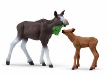Mängukujuke Schleich Wild Life põdralehm vasikaga 42603S