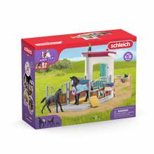 Mängukomplekt Schleich Horse Club hobusekast mära ja varsaga 42611