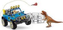 Mängukomplekt Schleich Dinozauride maastikuauto eelpostiga 41464, 15-osaline