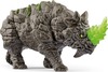 Mängufiguur Schleich Eldrador Creatures Battle Rhino 70157, hall/roheline