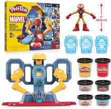 Play-Doh mängukomplekt Iron Man Armor Factory, kollane