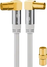 TV antennikaabel Goobay 70450, 10 m, valge