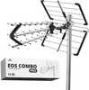 DVB-T2 suunantenn Spacetronik EOS PRO Combo UHF+VHF LTE 5G, valge
