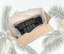Pressitud kookospähklikoore briketid Schwarzberg, 10 kg