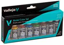 Akrüülvärvid Vallejo Model Color, 8 värvi komplekt, 18 ml