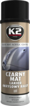 Akrüülvärv matt K2 Czarny, 500 ml, must