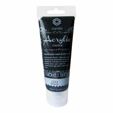 Akrüülvärv Grafitas, 75 ml, must