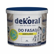 Fassaadivärv Dekoral Polinit, 5 L, valge