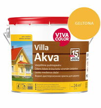 Puitfassaadivärv Vivacolor Villa-Akva, 502X, kollane, 2,7 L