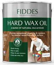 Puiduõli Fiddes Hard Wax Oil, läbipaistev matt, 1 L