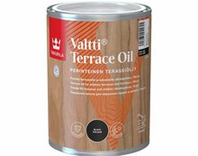 Õli terrassile ja aiamööblile Tikkurila Valtti Terrace Oil, 0,9 L, must