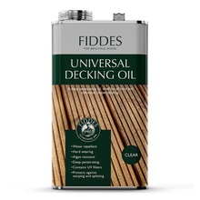 Terrassiõli Fiddes Universal Decking Oil, naturaalne tamm, 5 L