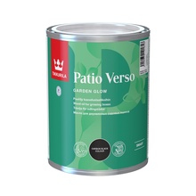 Õli puitpeenardele Tikkurila Patio Verso, 0,9 L, must