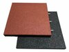 Kummipõrandakate 4IQ Rubber Mat, 50 cm x 50 cm x 2 cm, punane