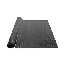 Kummist põrandakate Vevor 3mm, 1,22m x 1,83m, must, teemantmuster
