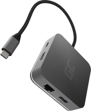 USB-C jaotur Green Cell AK61, hõbe