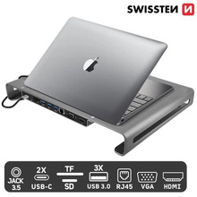 Dokkimisjaam Swissten USB-C, hall