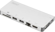 Dokk Digitus DA-70866, hõbe