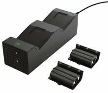 Laadimisalus Trust GXT 250 Duo Charging Dock, must