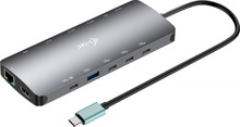 Dokk I-Tec USB-C Metal Nano Dock C31NANOTRIPLEDOCKPD, hall, 140 W