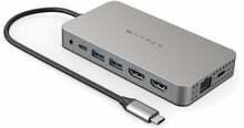 Dokkimisjaam Hyper HyperDrive Universal USB-C 10-in-1 Dual HDMI Mobile Dock, hõbe