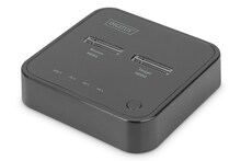 Dokkimisjaam Digitus DA-71545, must