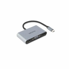 Dokk Dicota D32064 USB-C Portable 5-in-1, hõbe