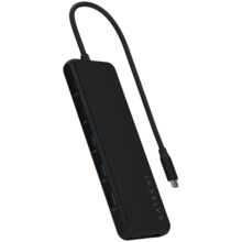 Dokk Satechi 13-in-1 USB-C Triple Display Multiport Adapter, must, ST-P3D13K