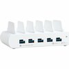 Laadimisjaam Compulocks 5PUSBCDKS-EU, valge, 5 USB ja USB-C porti