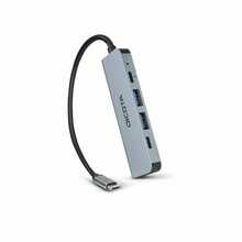 USB-C 5-ühes videojaotur Dicota D32060 4K PD 100 W, hõbe