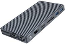 Dokk Orico M.2 NVMe korpusega, PD 100W, HDMI 2.0, audio, RJ-45, kaardilugeja