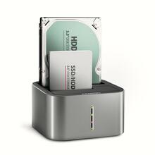 Dokkimisjaam Axagon ADSA-DC, USB3.2 Gen1, 2x SATA 6G CLONE DUAL HDD Dock Station