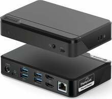 Dokkimisjaam Alogic Universal Twin HD Pro USB-C / USB, DUTHDPR