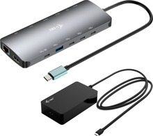 Dokk I-Tec USB-C Metal NanoDock C31NANOTRIPLED140, hall, 140 W