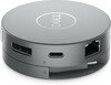 USB-C mobiiliadapter Dell DA310, hõbe