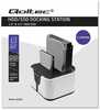 Dokk Qoltec 50309 HDD SSD 2,5/3,5, SATA III, USB 3.0, kloonimisfunktsiooniga