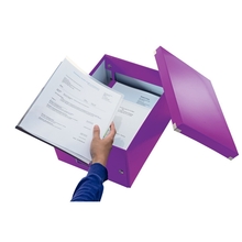Arhiivikast Leitz WOW, A4, 200 x 281 x 370 mm, lilla