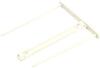 Arhiiviklamber Fellowes, E-CLIP, 100 mm, valge