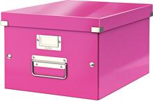 Arhiivikast Leitz Click&Store Medium, 281 x 200 x 369 mm, roosa